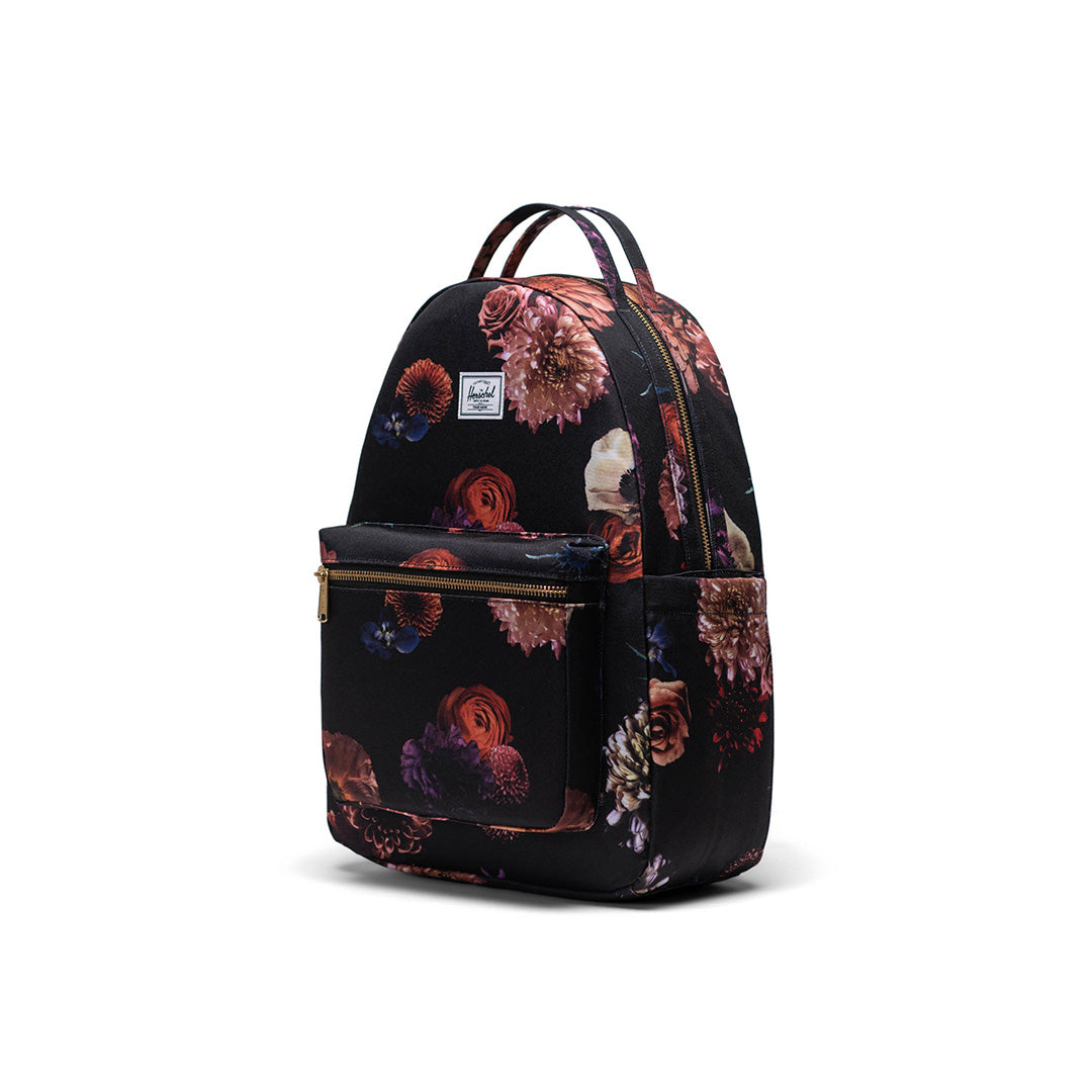 Herschel black floral backpack on sale