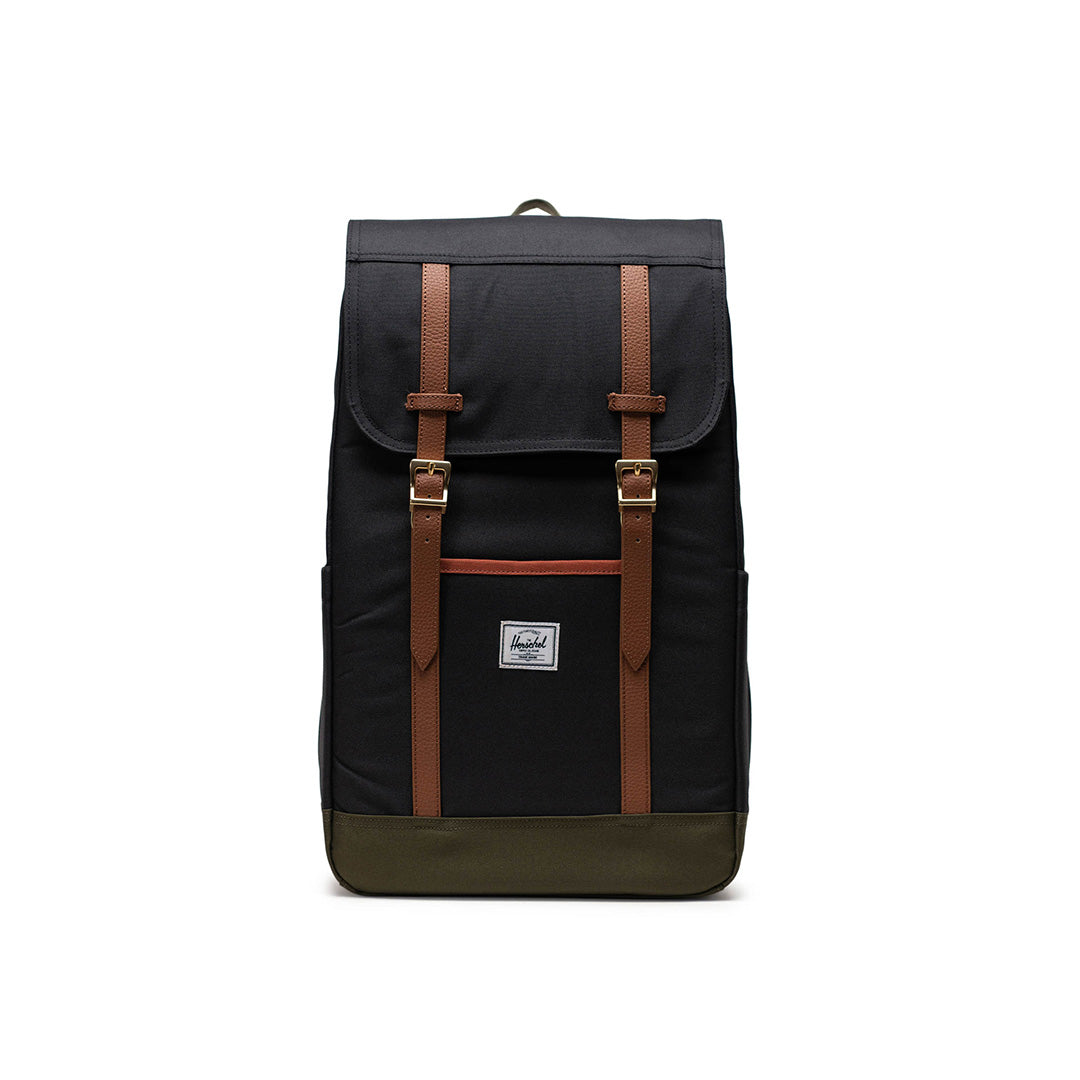 Retreat Backpack  Herschel Black/Ivy Green/Chutney International:23L 