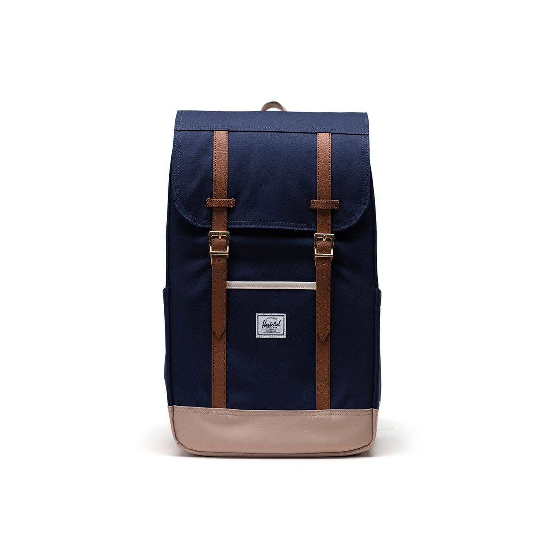 Retreat Backpack  Herschel Peacoat/Light Taupe/Whitecap Gray International:23L 