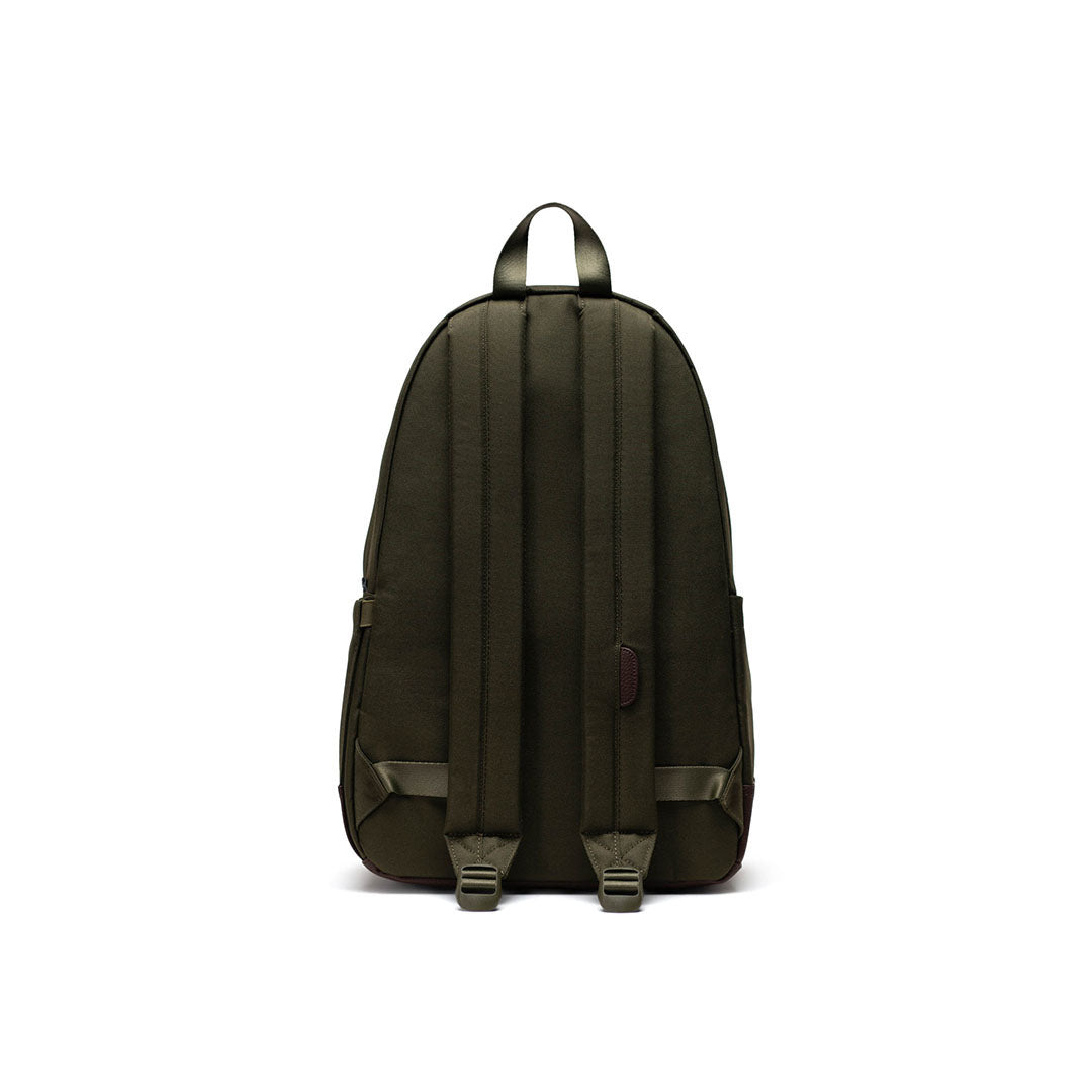 Herschel leather backpack deals