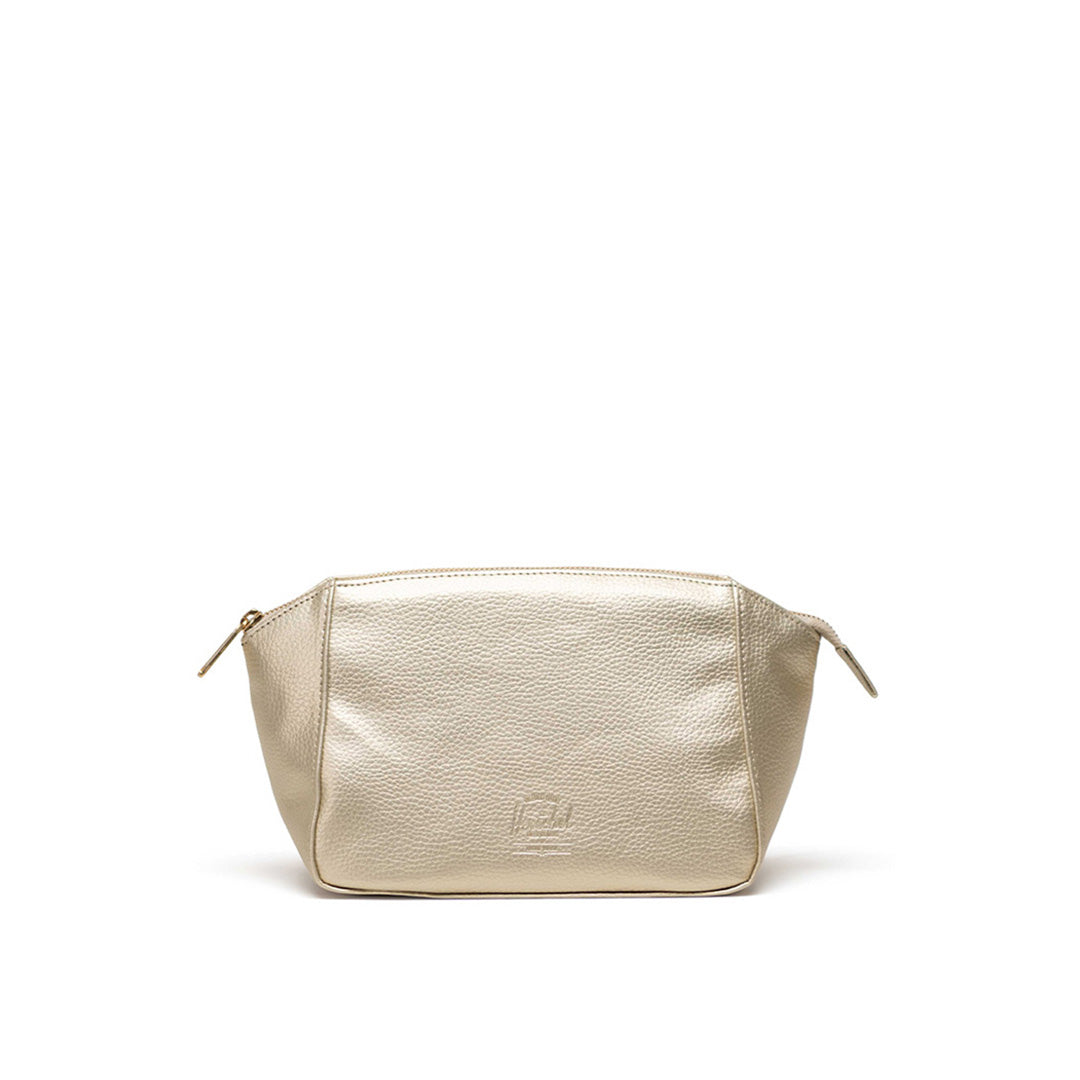 Milan Toiletry Bag Vegan Leather Accessories  Herschel Gold Metallic International:2.5L 