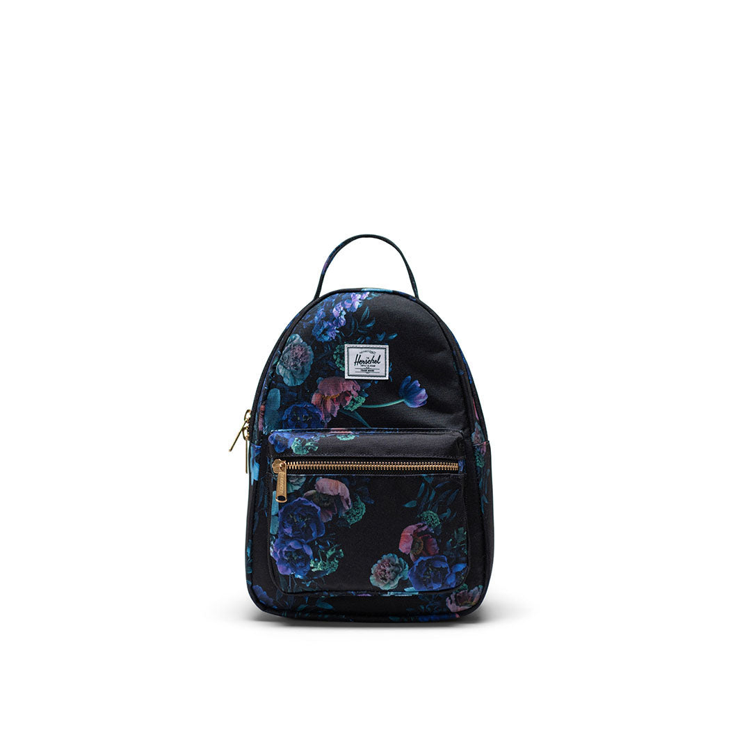 blue herschel backpack with blue flowers Supply Co | Herschel Little America The Flower Series Herschel Blue Floral Backpack -