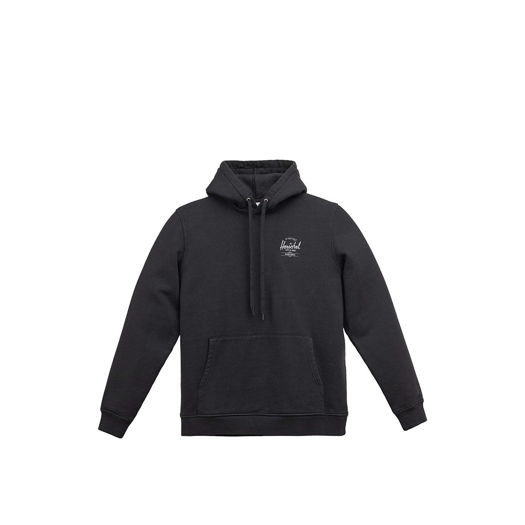 Basic Hoodie Mens Outerwear  Black/White International:S 