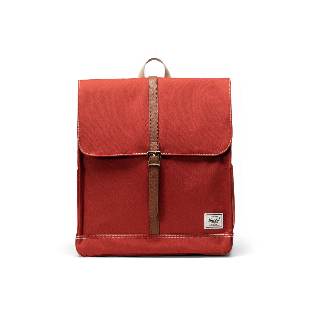 City Backpack  Herschel Redochre/Whitestitch International:16L 