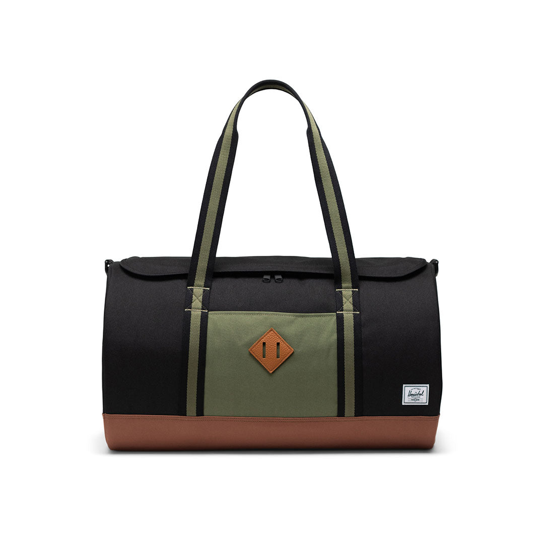 Heritage Duffle Duffel  Herschel Bk/Forlfclvr/Sddlbrn International:37L 