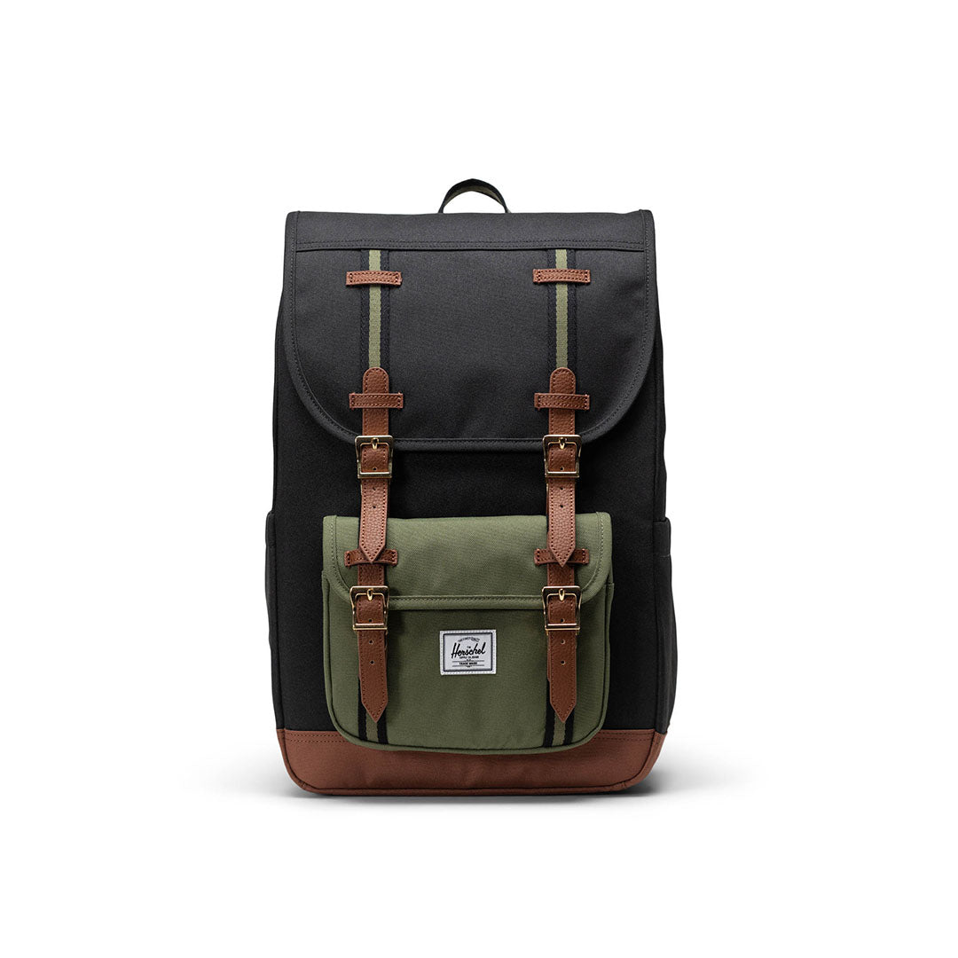 Little America Mid-Volume Backpack  Bk/Forlfclvr/Sddlbrn International:20L 