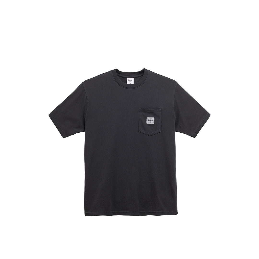 Pigment Dye Pocket Tee Mens Shirt  Black International:S 