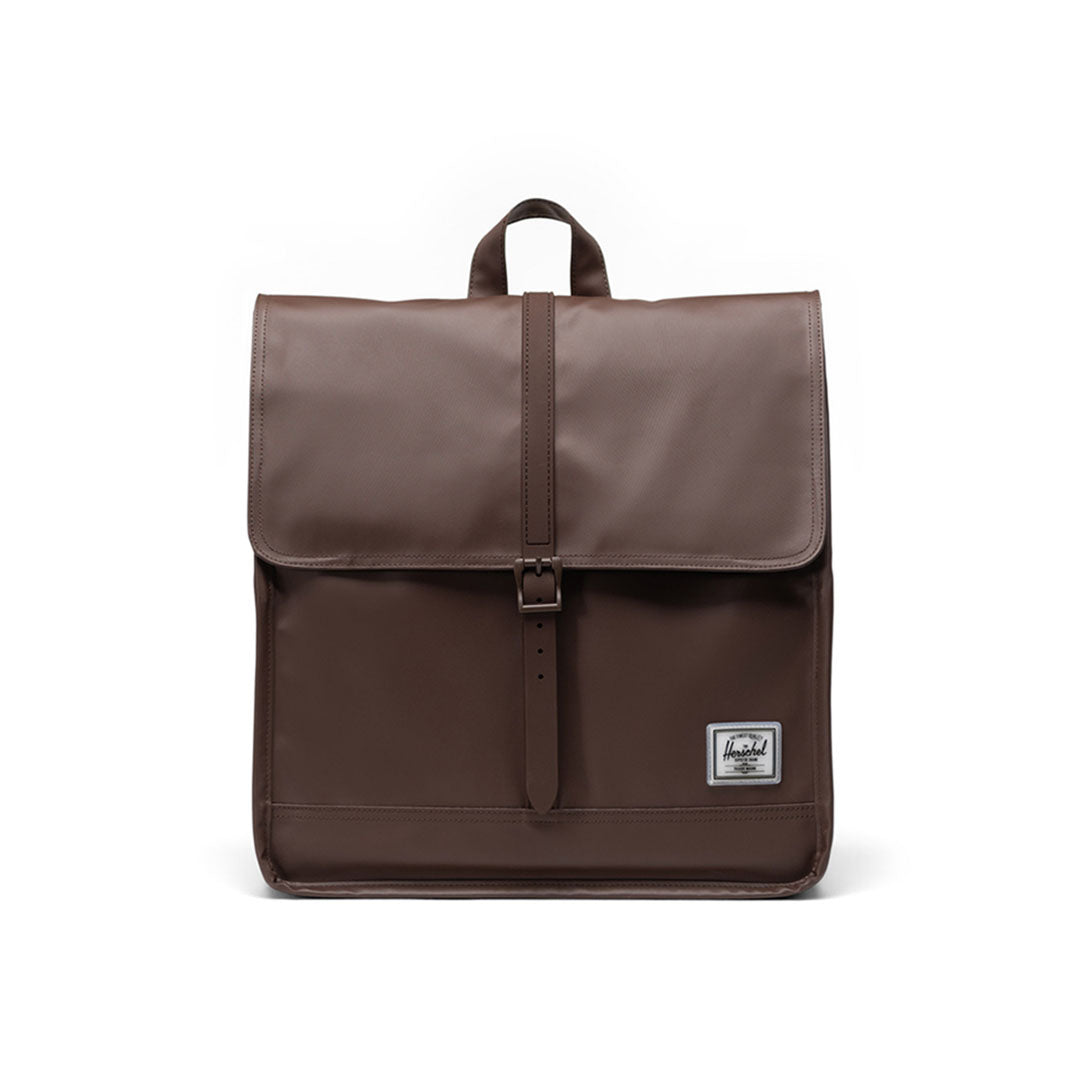 City Mid Weather Resistant Backpack  HERSCHEL Chocolate Brown Tnl International:14L 