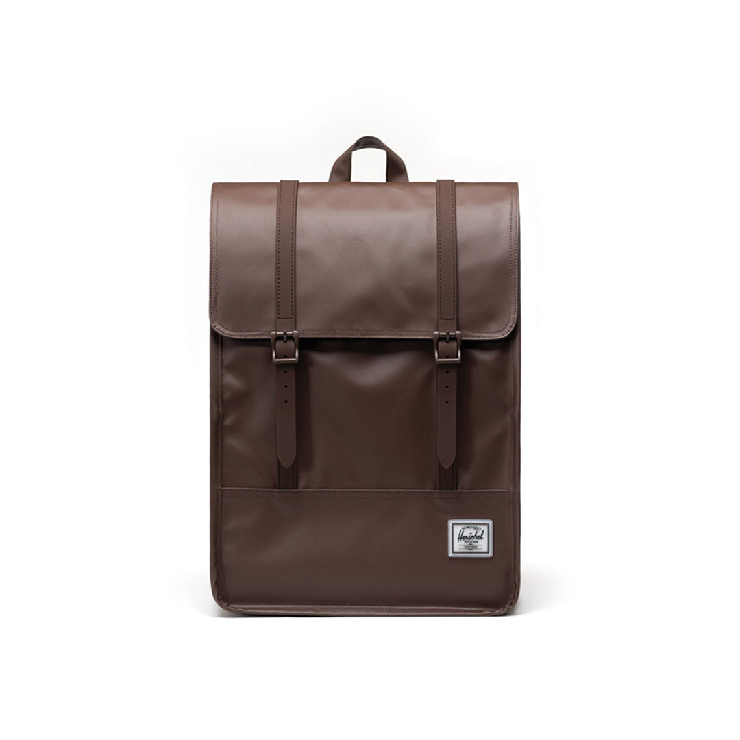 Survey Ii Weather Resistant Backpack  HERSCHEL Chocolate Brown Tnl International:17.5L 