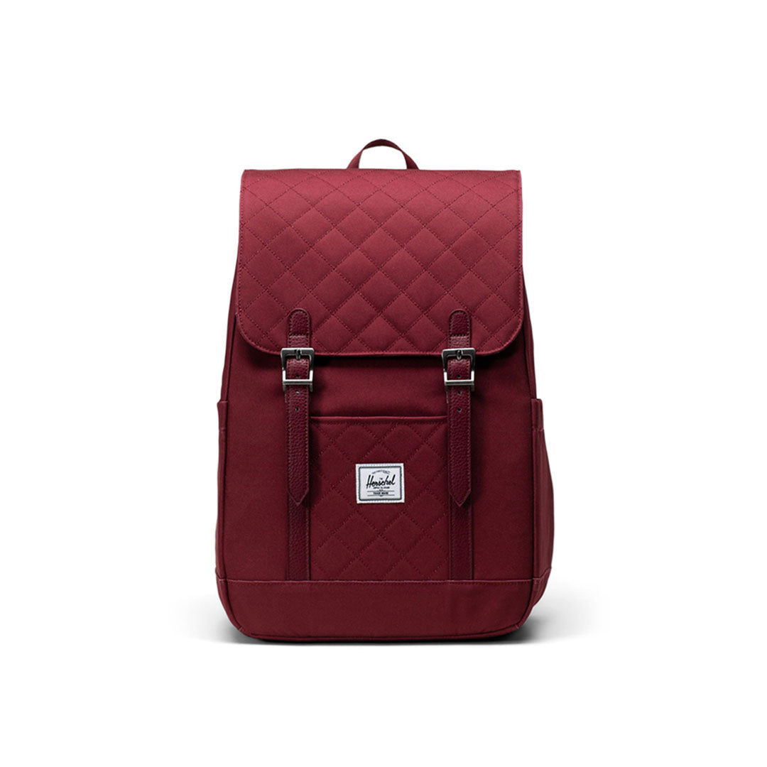 Retreat Small Backpack  HERSCHEL Oxblood Red Quilted International:17L 