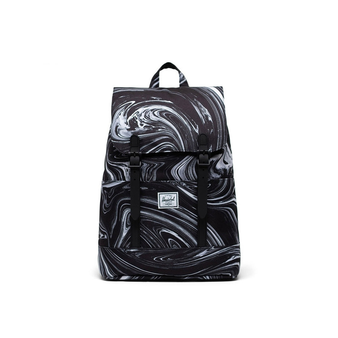 Retreat Small Backpack Backpacks Paint Pour Black International: 15L 