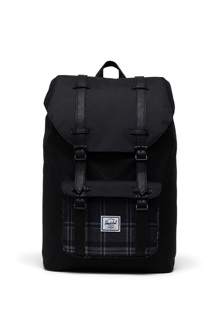 Little America Mid Backpack Backpacks Black/Greyscale Plaid International: 17L 