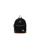 Heritage Youth Backpack  Herschel Black/Saddle Brown International:20L 